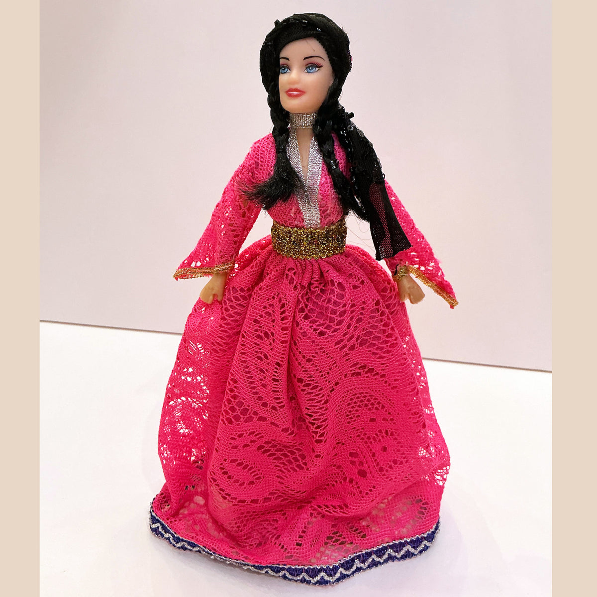 open lace back dress Simone: in Persian Scarf main image 1