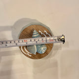 Candle Holder With Scented Candle & Lid & Wooden Calligraphy Word of "Love" in Farsi