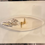 Beautiful Diamond Ceramic Chocolate Container Designed by Calligraphy & Birds - Style 1