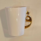 Beautiful Ceramic Mug Designed by Farsi Letters in 3 Styles