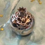 Hand Made Metallic Ceramic Pomegranate with Beautiful Calligraphy