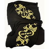 Women's Large Shawl with Printed Calligraphy of the Word Love in Farsi