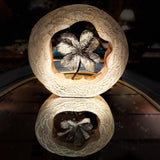 Unique Wooden Decorative Accent with Beautiful Sculpture of a Leave for your Home Decor