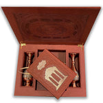 Elegant Divan e Hafez with a Luxury Hard Case & Box+ 2 Beautiful Vessels