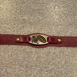 Zodiac Sign Leather Unisex Bracelet - Mordad
