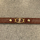 Zodiac Sign Leather Unisex Bracelet - Shahrivar