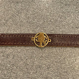 Zodiac Sign Leather Unisex Bracelet - Esfand