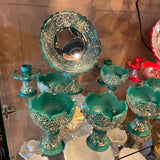 A Complete Set of 9-Piece Ceramic & Mirror Haftseen for Persian New Year - Best Price!