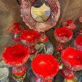 A Complete Set of 9-Piece Ceramic & Mirror Haftseen for Persian New Year - Best Price!