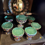 Persian HaftSeen - Very Beautiful Enameled Ceramic HaftSeen - Style #3