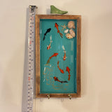 Beautiful Wall Art Wooden Hanger for your Home Decor - Fish Pond Style #1