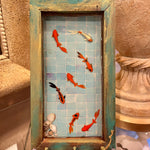 Beautiful Wall Art Wooden Hanger for your Home Decor - Fish Pond Style #2