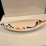 Beautiful Diamond Ceramic Chocolate Container Designed by Calligraphy & Birds - Style 2