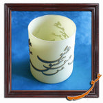 Candle Holder With Wooden Calligraphy Word of "Love" in Farsi-#1 - gallery-eshgh