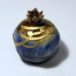 Hand Made Ceramic Pomegranate with Calligraphy - Abstract 4