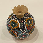 Hand Made Colorful Ceramic Enameled Pomegranate (Mina Kari)