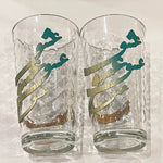 One Beautiful Glasses/Vases with Calligraphy of the Word Love in Farsi