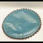 Termeh - Beautiful Small Round Termeh with Farvahar Sign- Buy 5 Get 6!