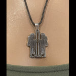 Hand Made Necklace Pendant Persepolis - Silver - 2