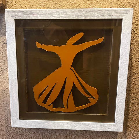 Wooden Framed Sufi Dancer- Beautiful Wall Art for your Home Decor