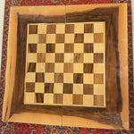 Beautiful Wooden Backgammon and Chess Board - Small