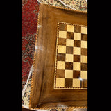 Beautiful Wooden Backgammon and Chess Board - Medium