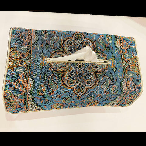 Beautiful Termeh Cover for Napkin Box with an Adjustable Belt