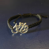 Hand Made Adjustable Bracelet with a Silver Persian Word (Love)- Style 3
