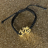 Hand Made Adjustable Bracelet with a Golden Persian Word (Love)- Style 4