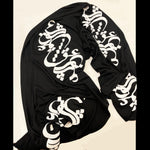Women Large Shawl with Printed Calligraphy of the Word Love in Farsi