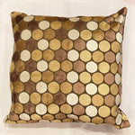 Polka Dots Velvet 20"x20" Pillow Cover with Calligraphy for your Home Decor