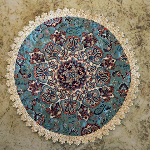 Termeh - Luxurious circle shape Persian textile - Buy 6 for only $35! - Pattern 4 - gallery-eshgh