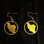 Unique Earrings with Beautiful Map of Iran for Girls and Women, Women Life Freedom