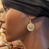 Unique Earrings with Beautiful Calligraphy - Hafez- for Grills and Women