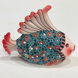 Lovely Fish - Very Beautiful Enameled Ceramic Statue - Style#3