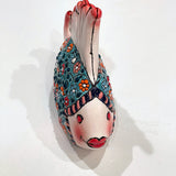 Lovely Fish - Very Beautiful Enameled Ceramic Statue - Style#3