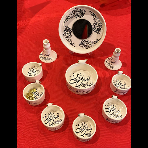 Complete Set of Persian HaftSeen - Have a Very Unique and Beautiful HaftSeen-10 Pieces