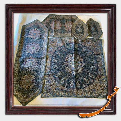 Termeh - A Set of 5 Pieces Luxurious Persian textile - Pattern 3