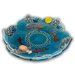 Fish Bowl - Very Beautiful Turquoise Ceramic Bowl - Style#3