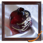 Hand Made Glassy Pomegranate with Wooden Calligraphy - gallery-eshgh
