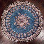 Termeh - Luxurious circle shape Persian textile 38"diameter - Pattern 9 - gallery-eshgh
